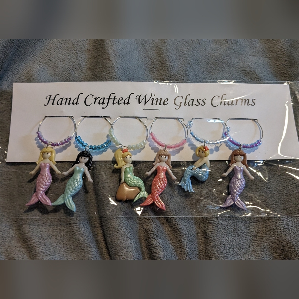 Handcrafted Wine Glass Charms